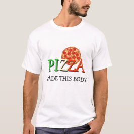 Camiseta A pizza fez este corpo