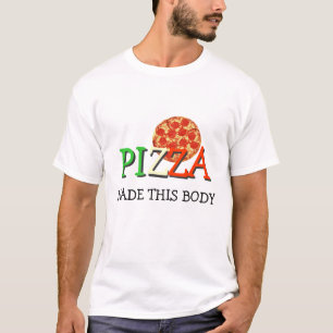 Camiseta A pizza fez este corpo