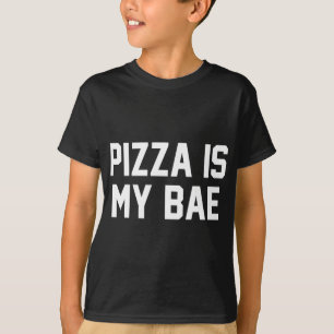 Camiseta A Pizza Hipster Engraçada É Minha Bae