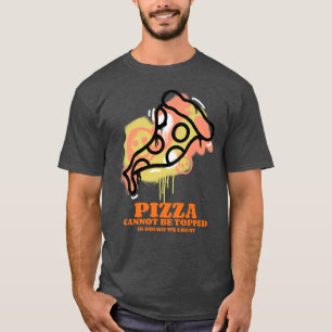 Camiseta A Pizza Não Pode Ser Derrubada, Em Dough Nós Enfer