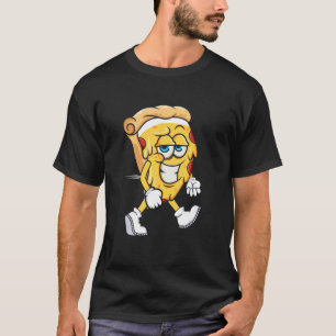 Camiseta A Pizza Slice Está Executando A Maratona De Malhaç