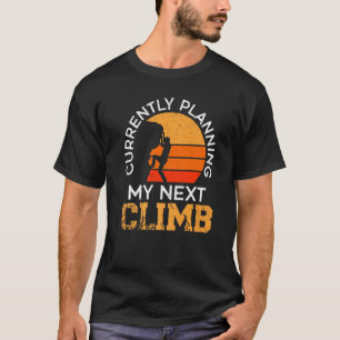 Camiseta A Planejar O Meu Próximo Subida Hiker Trek
