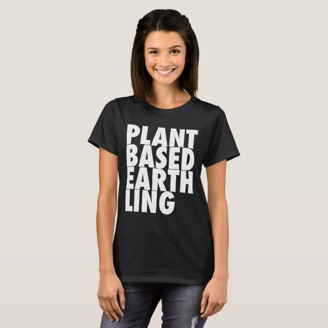 Camiseta A planta baseou o Earthling (Frente Completa)