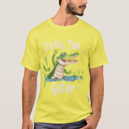 Camiseta À Plus, Gator ! 🐊
