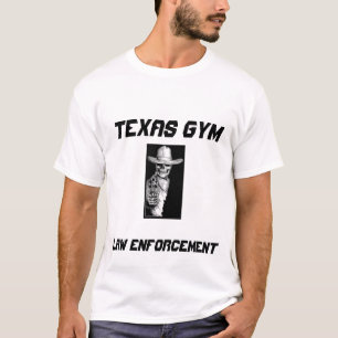 CAMISETA A POLÍCIA DO GYM DE TEXAS VAI ADIANTE E FUNCIONA
