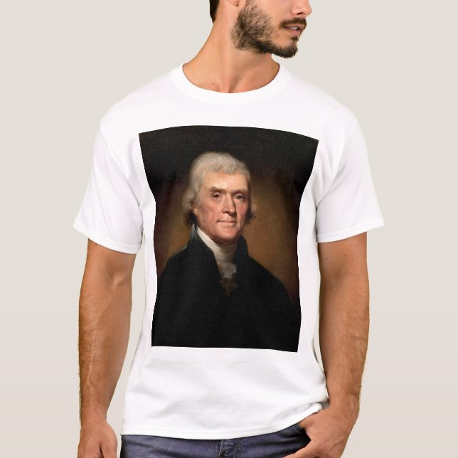 Camiseta A política externa de Jefferson (Frente)