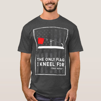 Camiseta A Ponta De Pesca De Gelo É A Única Bandeira Que Eu