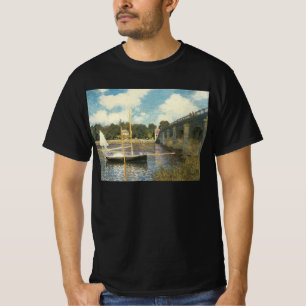 Camiseta A Ponte da Rodovia em Argenteuil por Claude Monet