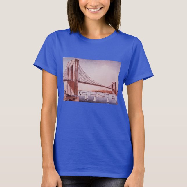 Camiseta A ponte de Brooklyn (Frente)