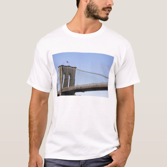 Camiseta A Ponte de Brooklyn na cidade de Nova York, Nova 2 (Frente)