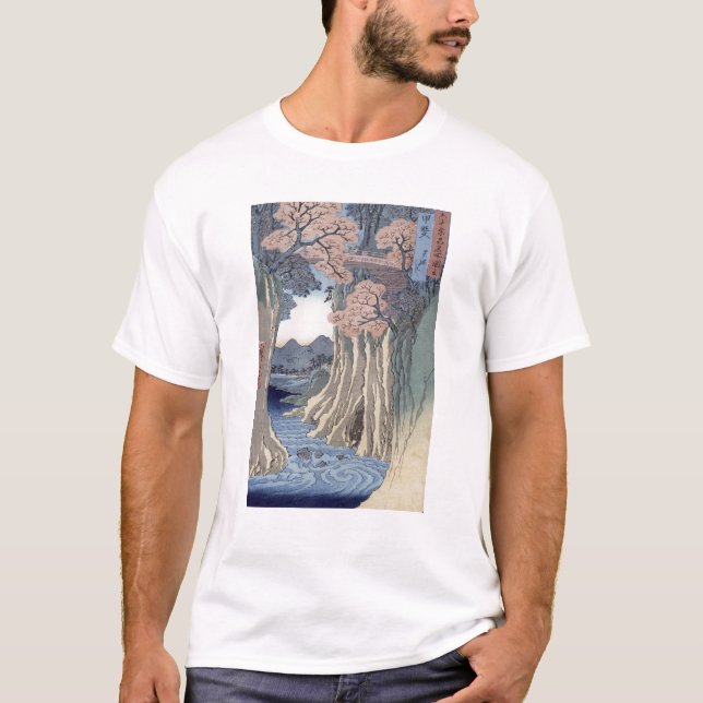 Camiseta A ponte de macaco na província de Kai (Frente)