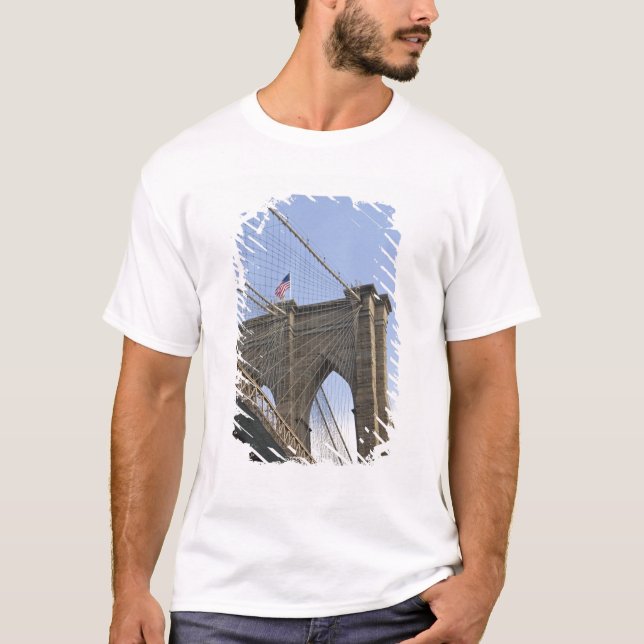 Camiseta A Ponte do Brooklyn em Nova Iorque, Nova (Frente)