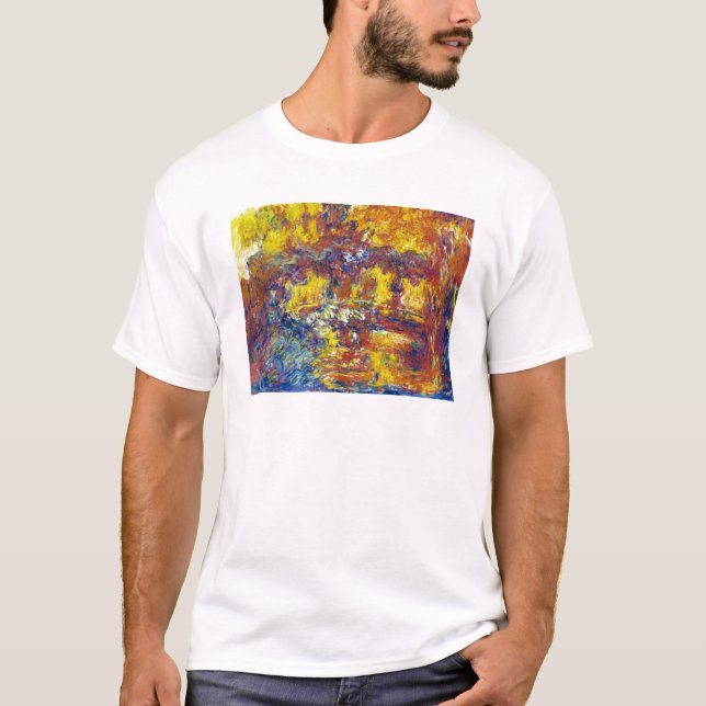Camiseta A ponte japonesa Claude Monet (Frente)