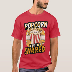 CAMISETA A POPCORN É MELHOR JUNTA