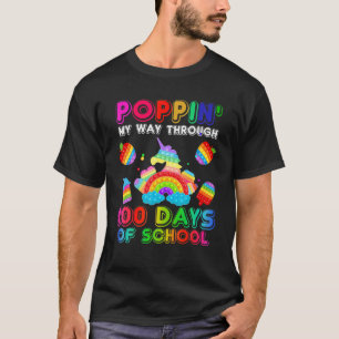 Camiseta A Pôr-Me A Caminho Através De 100 Dias De Pop Da