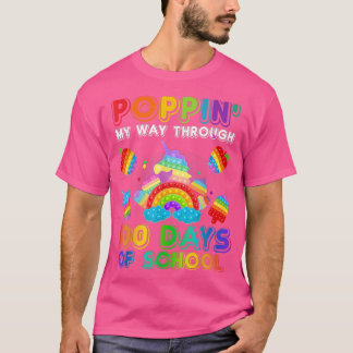 Camiseta A Pôr-Me A Caminho Através De 100 Dias De Pop Da E