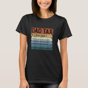 Camiseta A Porção De Definição De Imposto De pai De Um Pai