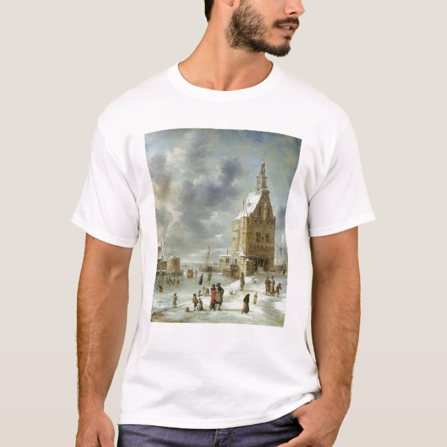 Camiseta A porta da cidade de Hoorn (Frente)