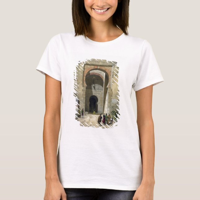 Camiseta A porta de justiça, entrada ao Alhambra, Gra (Frente)