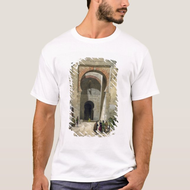 Camiseta A porta de justiça, entrada ao Alhambra, Gra (Frente)