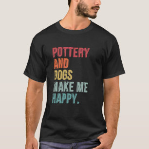 Camiseta A Potência E Os Cachorros Me Engraçam Feliz