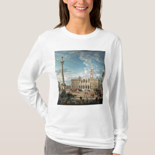 Camiseta A praça Santa Maria Maggiore, 1752