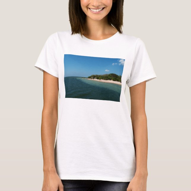 Camiseta A praia altera-se dentro (Frente)