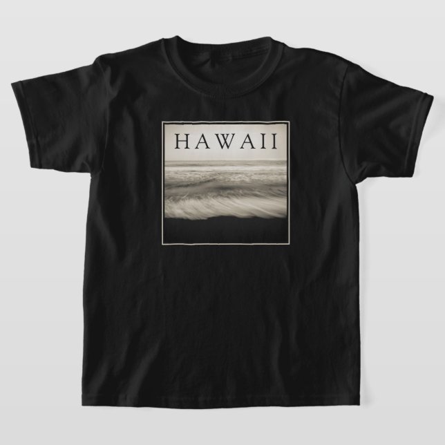 Camiseta A Praia da Grande Ilha do Havaí (Postura )