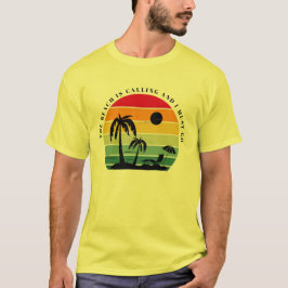 Camiseta A praia está ligando e eu tenho que ir