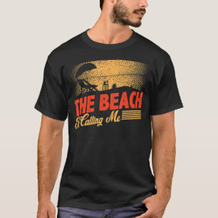 Camiseta A Praia Está Me Chamando De Surf Do Paraíso Hawaii