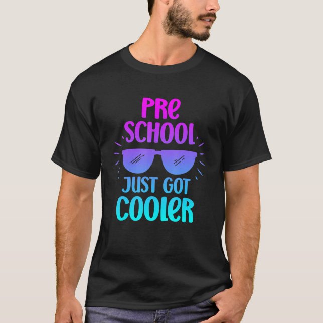 Camiseta A Pré-Escolar Acabou De Ficar Mais Fresca Equipe P (Frente)