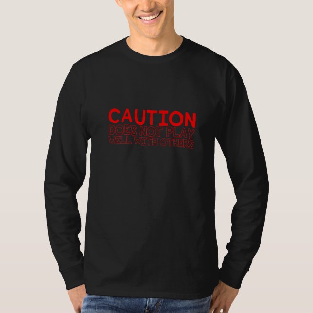 Camiseta A Precaução Não Se Faz Bem Com Outros (Frente)