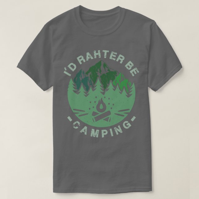 Camiseta A Preferencialmente de ID de acampamento será acam (Frente do Design)