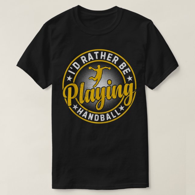 Camiseta A Preferencialmente De Id Do Jogador De Andebol Es (Frente do Design)