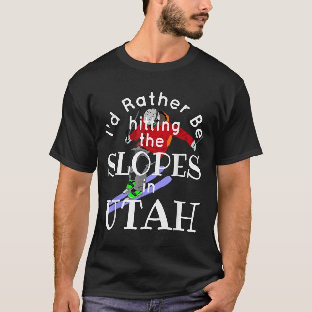 Camiseta A Preferencialmente De Utah Id Está Atingindo Os E (Frente)