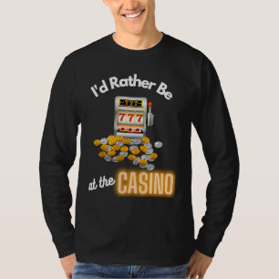 Camiseta A Preferencialmente Do Casino Id Está Na Máquina D
