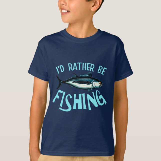 Camiseta A preferencialmente esteja pescando (Frente)