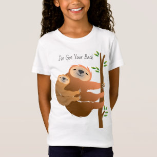 Camiseta A preguiça "I've da mamã e do bebê obteve seu"