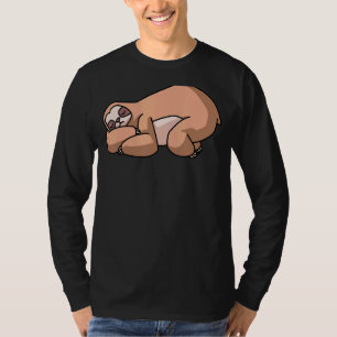 Camiseta A Preguiça Que Meu Animal Espirituoso É Uma Lama
