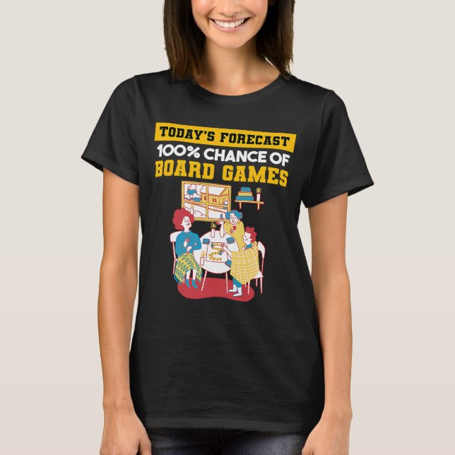 Camiseta A previsão atual é de 100 chances do Conselho G de (Frente)