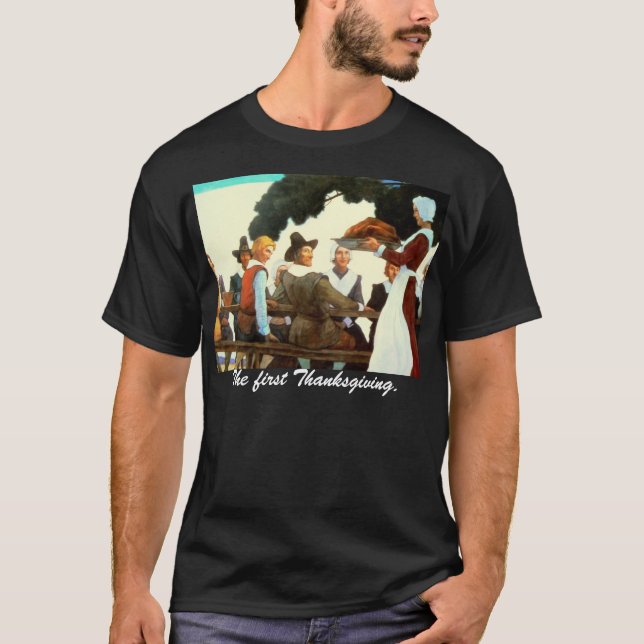 Camiseta A primeira acção de graças (Frente)