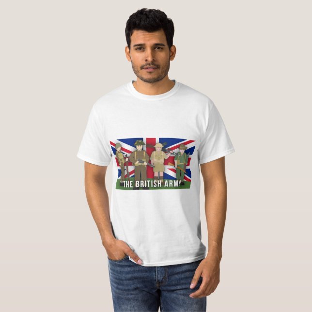 Camiseta A Primeira Guerra Mundial do factor do exército (Frente Completa)