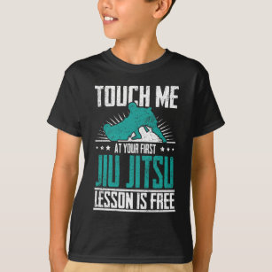Camiseta A primeira lição de Jiu Jitsu é livre BJJ