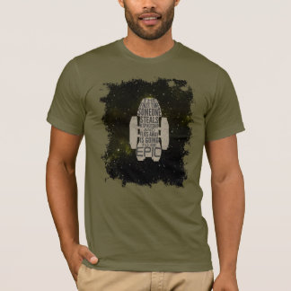 Camiseta A Primeira Vez que Alguém Rouba uma Espaçonave