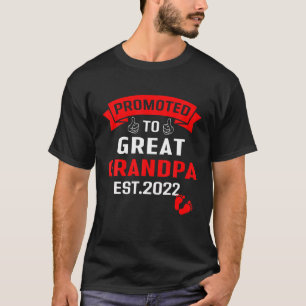 Camiseta A Primeira Vez Que O Avô Engraçado Promoveu A Grea