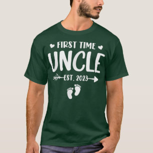 Camiseta A Primeira Vez Que O Tio Est 2023 Logo Será Tio Gê