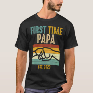 Camiseta A Primeira Vez Que Papa Bump De Punho Do Est 2023 