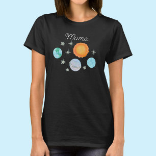 Camiseta A Primeira Viagem Azul Em Torno Do primeiro aniver