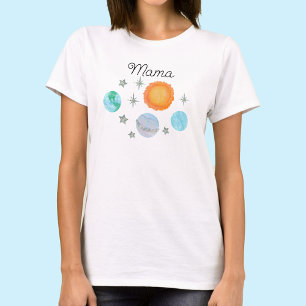 Camiseta A Primeira Viagem Azul Em Torno Do primeiro aniver