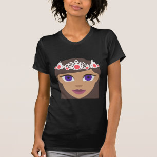Camiseta A Princesa Americana Emoji das Famílias Reais